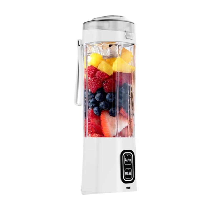 360W Portable Electric Blender Rechargeable Cordless Juicer Powerful Juicer Cup 700ml For Smoothie Juice Food Mixing белый