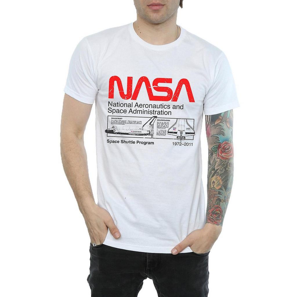 NASA Mens Space Shuttle Cotton T-Shirt