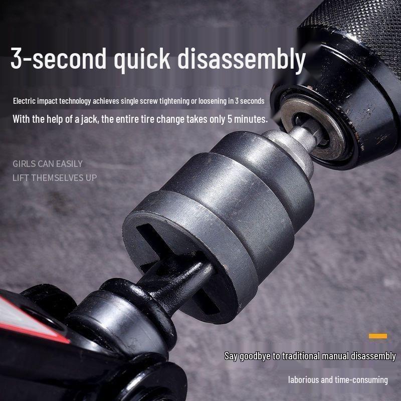 Jack's Electric Ratchet Wrench for Vehicle Tire Removal