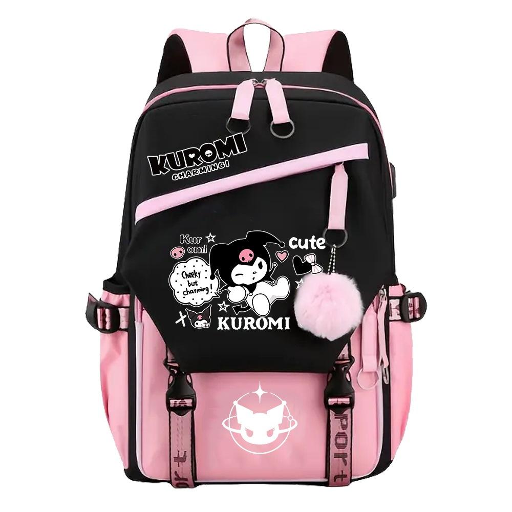 Temu Printed Backpack Outdoor Travel Backpack Primary And Secondary School Boys And Girls School Bag