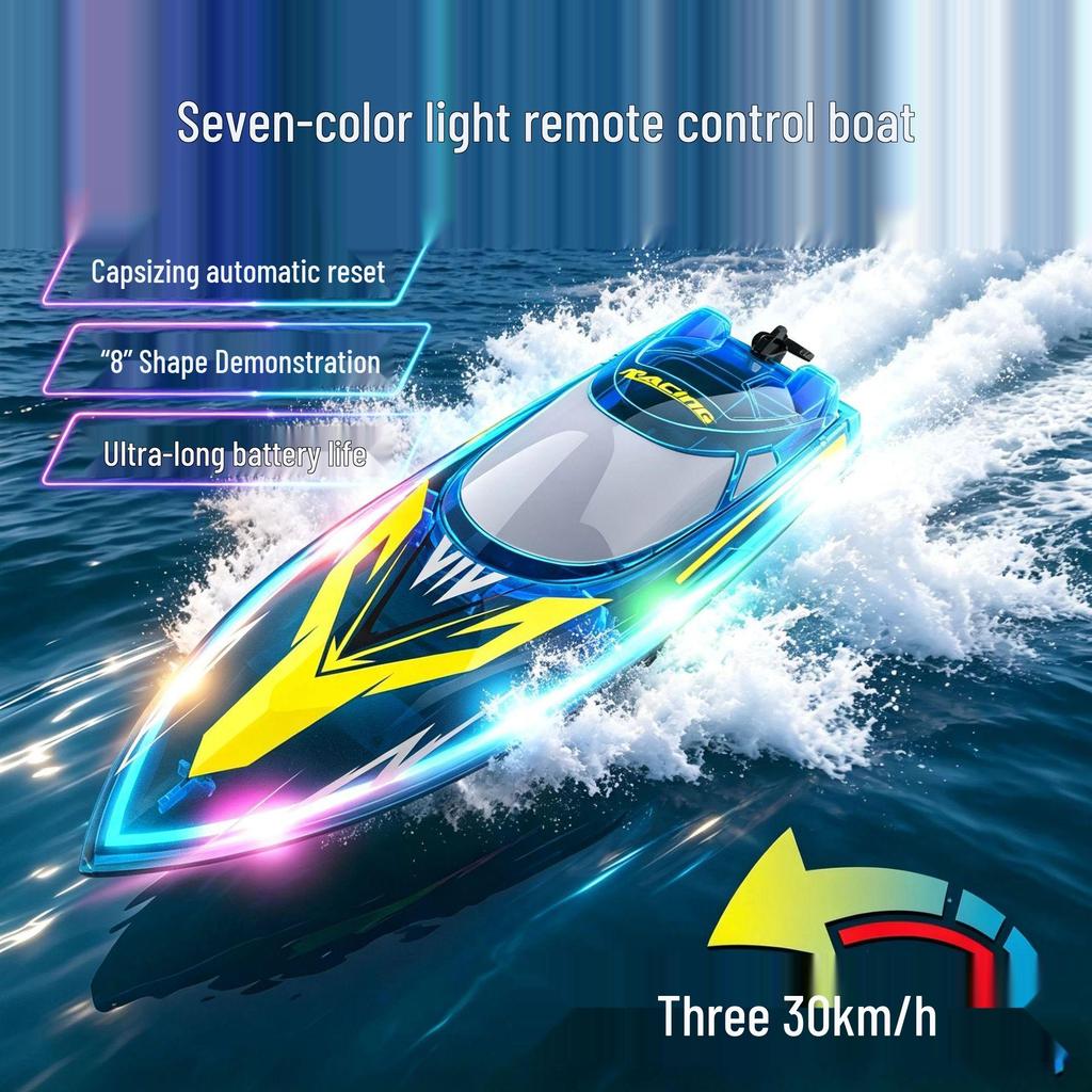 Smart Children's Remote Control Electric Speedboat - Outdoor Educational Toy