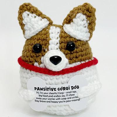 New Mini Crochet Pocket Hug Positive Energy Dolls Valentine's Gifts Handwoven Potatoes Finished Knitted Desktop Decor Ornaments