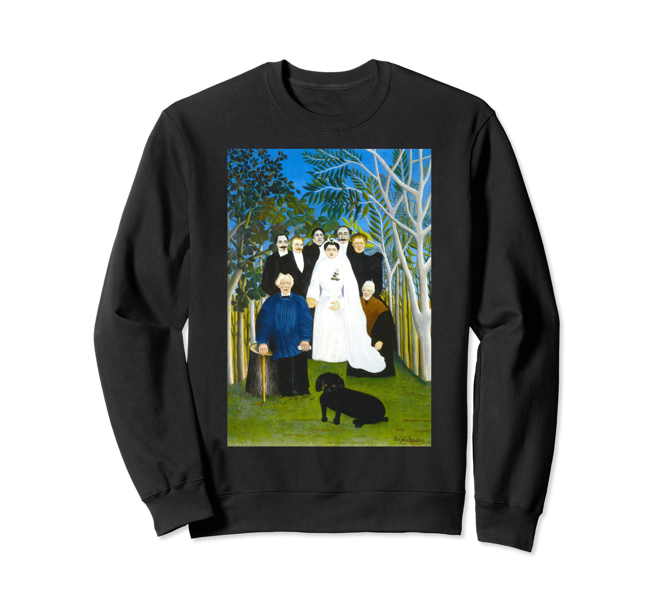 Wedding Party Henri Rousseau Naive Art Primitivism Sweatshirt
