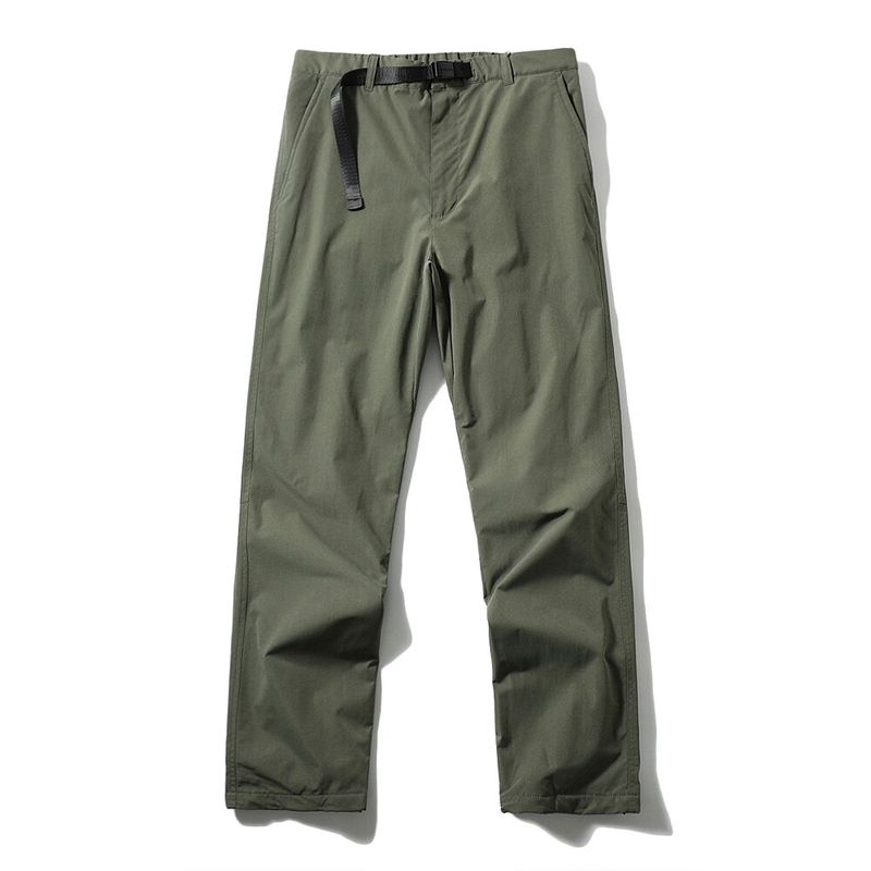 Fleece-Lined Work Pants for Men, Winter Thickened Straight-Leg Outdoor Functional Pants, Export Men's Pants, Mountaineering Sports Pants