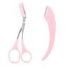 Crescent Moon Safety Eyebrow Trimmer with Comb