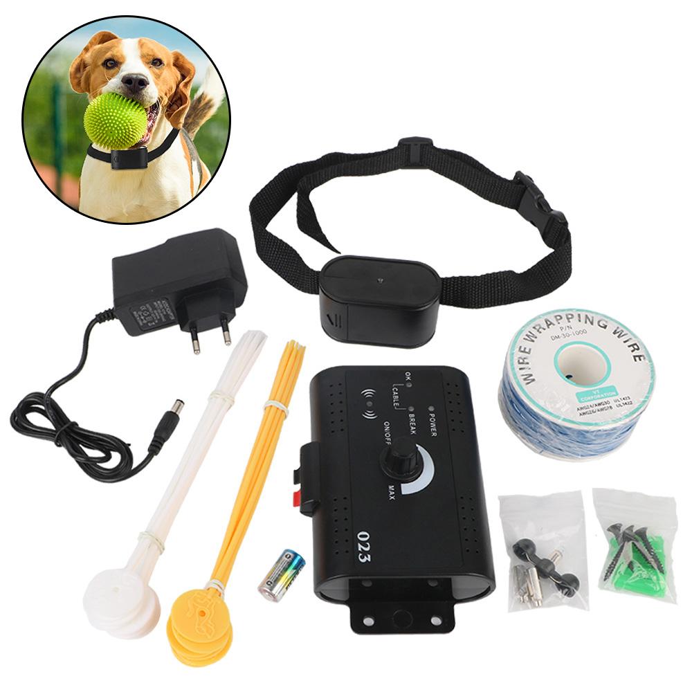 Sound Shocked Collar Electric Dog Fence Waterproof Dog Training Collar Electronic Pet Fence System Containment Pet Accessories