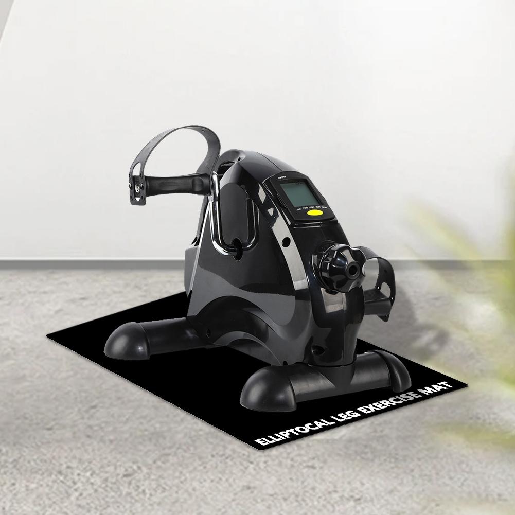 Ellipse Leg Exerciser Machine Mat Non-Slip Foot Pedal Exerciser Mat Soft Stepper Floor Mat Enhance Stability for Fitness Sports