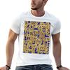 Egyptian Hieroglyphic Lapis Lazuli and Gold TShirt Funny T Shirts Unisex T Shirts with Prints TShirt