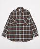 WEGO Unisex Ombre Check Flannel Long Checked Oversized Size Pattern 3 Shirt, Sleeve, Top, Autumn/Winter Clothes, Silhouette, Gift, Men's, Small,