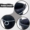 Rubber Feed Bucket with Handle Water Portable Multifunctional Feeder Container Pail for Horse