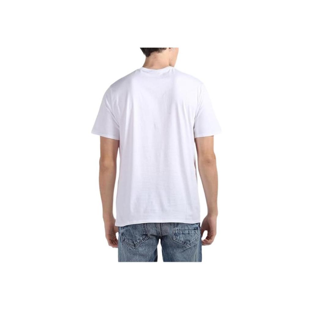 Calvin Klein Solid Logo Letter Print Crew Neck Short Sleeve T-Shirt Men Tops 40GC207-103