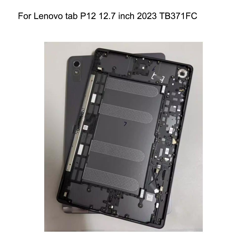 

100%New Battery Back Rear Cover Door Housing For Lenovo tab P12 12.7 inch 2023 TB371FC Battery Back Cover tab P 12 Replacement сірий колір