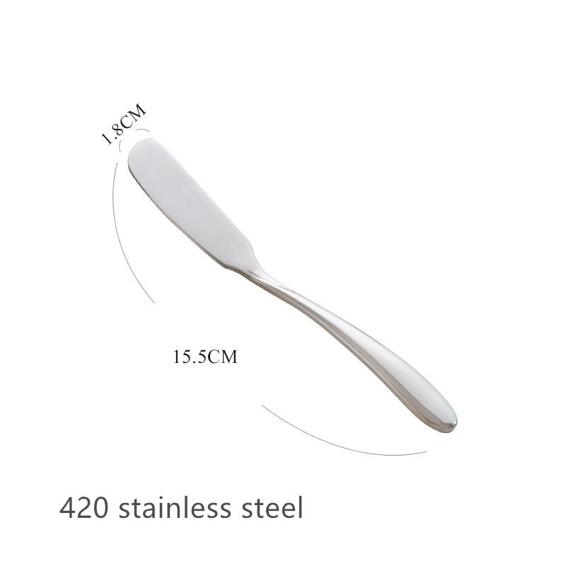 304 Stainless Steel Butter Knife, Jam Spatula, Butter Spreading Sauce, Cheese, Western Cheese, Kitchen Tools, Tableware
