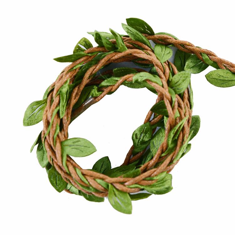 DIY Natural Leaf Vine Ribbon for Crafts and Decorations.