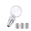 Transparent Acrylic Diamond Shape Auto Gear Stick Shift Knob Lever Shifter Handle for Manual Automatic Trans Car Accessories