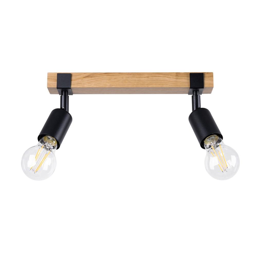 Reflektor Horizon 2 E27 Czarny Wood Lumilo 12.519.96