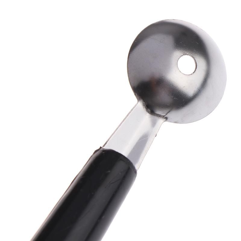 Kitchen Stainless Steal Double Ended Melon Ball Scoop Fruit Ice Cream Scooper