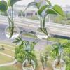 4pcs/set Self-Watering Wall Mounted Vase Transparent Hanging Fish Tank  Office Decor
