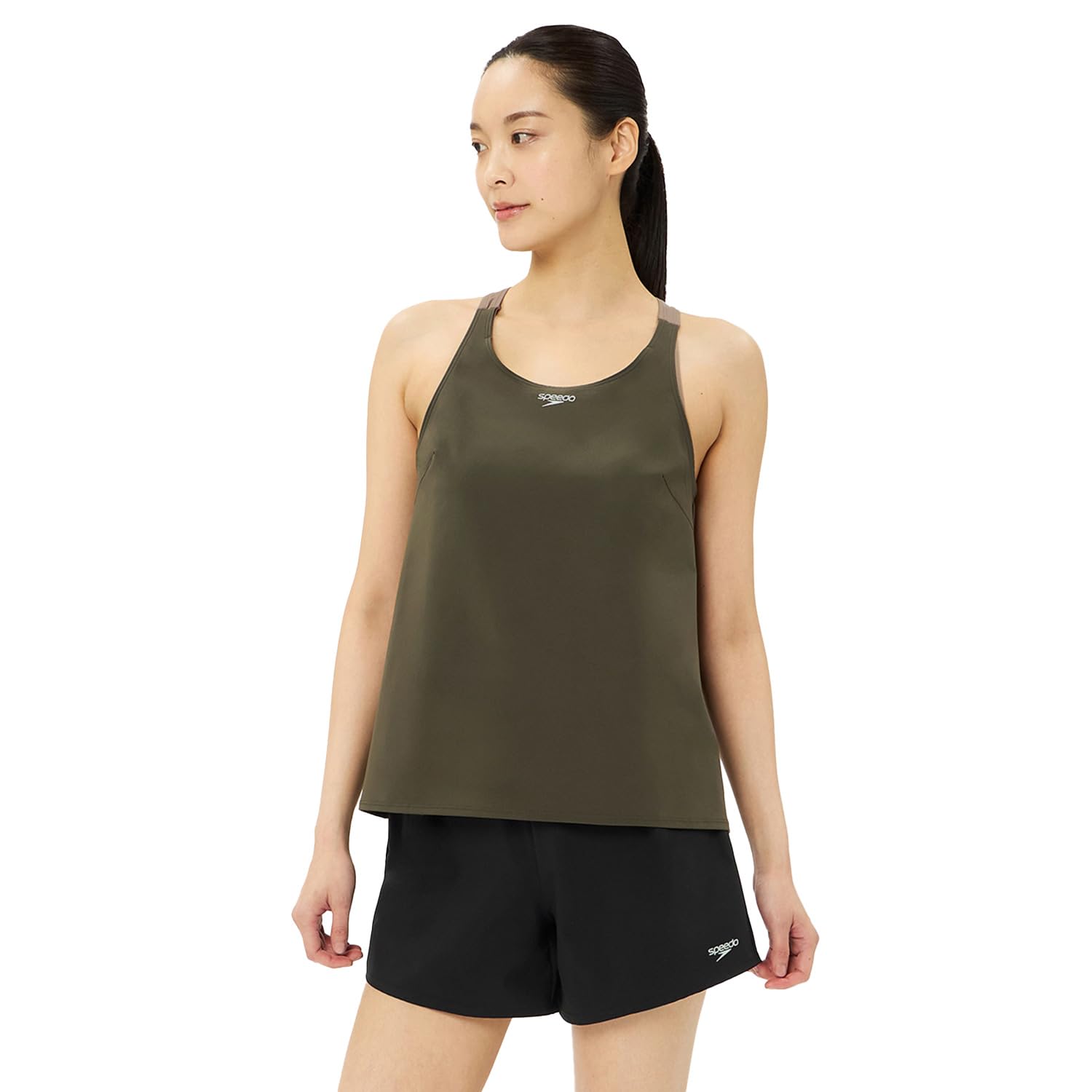 Фитнес-купальник Airpa II Smoke Khaki M [Speedo] Женский