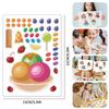 6 Sheetsset Make A Ice Cream Candy Puzzle Stickers Children Diy Assembled Stickers Kids Gift