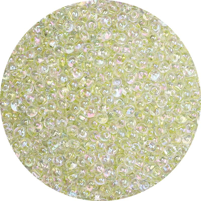 4mm Water Drop Colorful Glass Millet Beads Handmade Diy Jewelry Materials Loose Beads Accessories Package Hanging Necklace Strings Beads Nice Beads