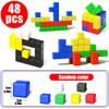 First-Class 48 Superior-Grade  High-Standard 100Pcs Magnetic High-Standard Construction-Blocks 2Cm Premium-Quality Magnetic Top-Grade
