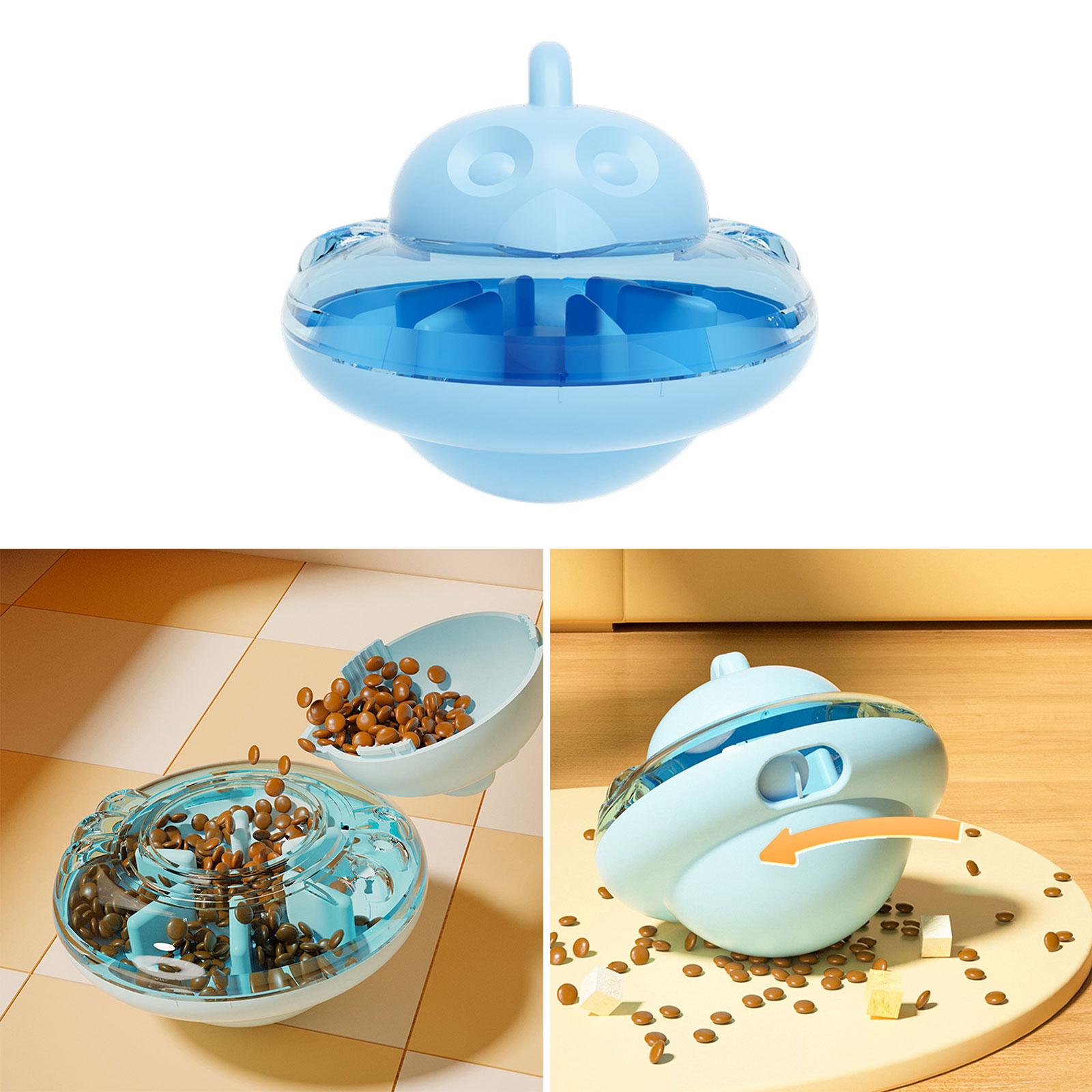

Interactive Pet Treat Puzzle Ball Cute Chicken Shape Cats Food Dispenser Toy for Engaging Play and Mental Stimulation синій