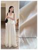Chic Silk Luster Yarn Spliced Long Skirt