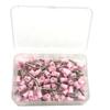 100pcs Dental Prophy Brushes Polishing Polisher Rubber Cup Disposable Latch Type Colorful Buff Nylon Bristles Brush