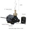 Super Quiet 800L/H DC 12V Brushless Pump Motor Water Circulation Submersible Pump for Fountain Pool Fish Tank Aquariums