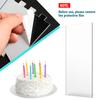 6Pcs Acrylic Cake Scraper Set 11 Patterns Cake Edge Smoother Tool Cake Decorative Contour Scraper Cake Stripes Edge Contour Comb
