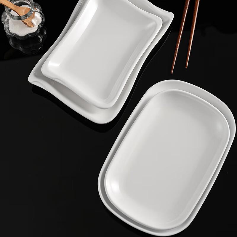 A5 Food-Grade Melamine Rectangular Serving Tray
