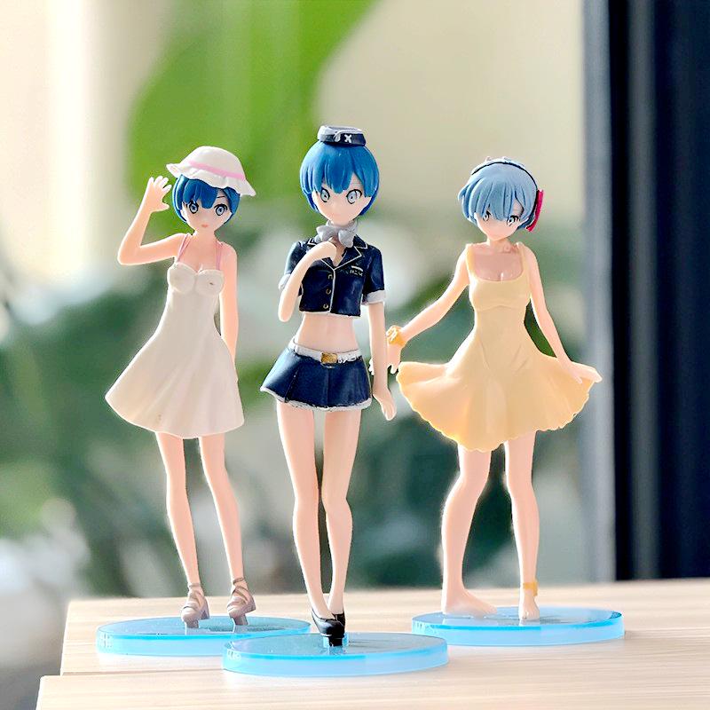 From Zero To Hero: 6 Rem Nurse Outfits - Emilia Camisole Dresses for Figurine Models