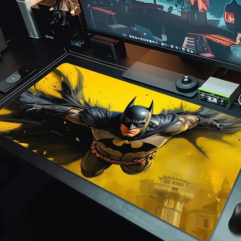 Super Bat Color Mouse Pad Large Gaming Table Cushion Non-slip Laptop Tablet Big Mousepad XXL Mat Mini PC Playmat With Lock edge