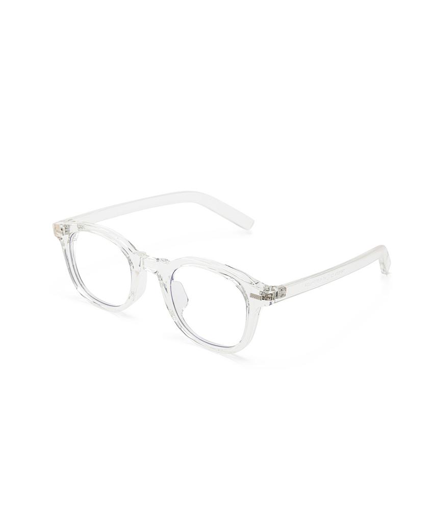 Lukadiseu L21 Corsica Arnel Square Horn-Rimmed Clear