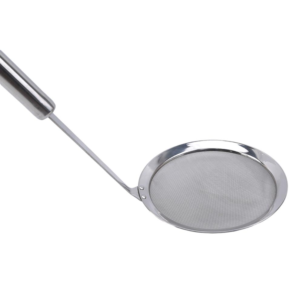 Cooking Stainless Steel Fine Mesh Practical Sifting Filter Spoon Strainer Oil Skimmer Colander