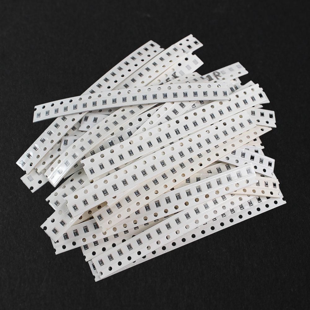 660PCS SMD 0805 SMD Resistor Kit Assorted Pack 1% 0805 Resistance 1 ohm ~1M 33 values*20pcs kit resistores 1k 10k 100k 10 ohm