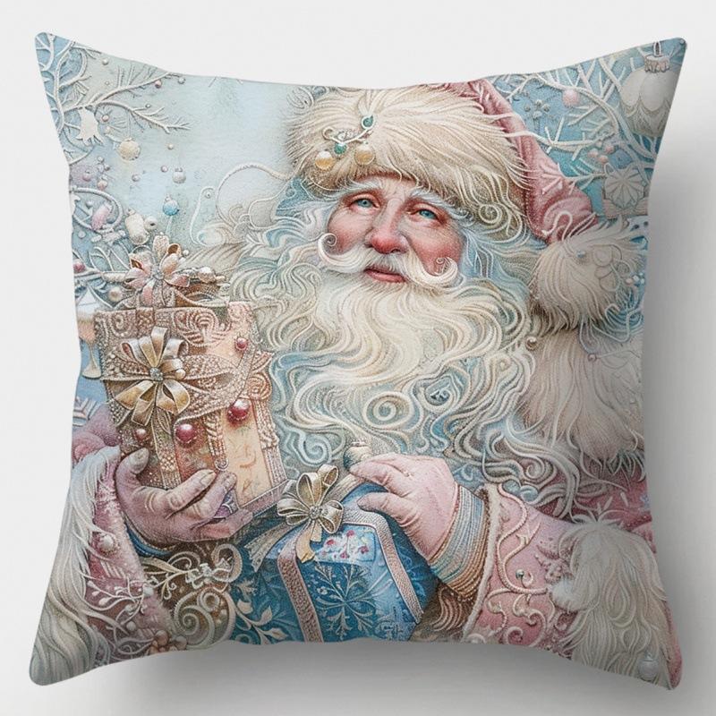 Christmas Pillowcase Office Seat Cushion Home Bedside Pillowcase
