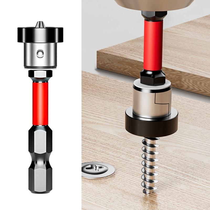 5Pcs Positioning Screwdriver Bits Drywall Screw Bits 50mm Gypsum Board Plasterboard Screws Locating Batch Head Drilling