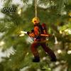 Interior Rearview Pendant Christmas Tree Firefighter Ornament with Lanyard Widely Used Decoration Car Mirror Hanging Fireman Uniform