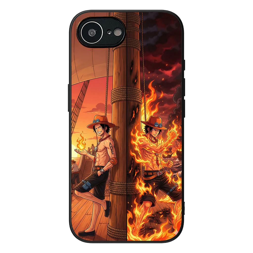 Portgas Ace One Piece Luffy Phone Cover for Motorola Moto G86 G14 G35 G34 G45 G55 G67 G75 G85 G24 G15 G54 G57 Power Case