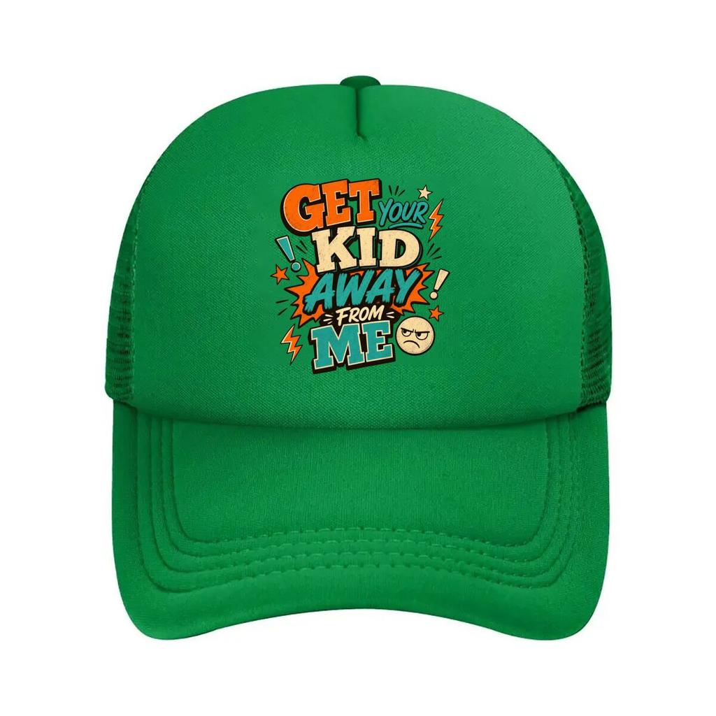 Funny Protective Parent Warning Quot Mesh Baseball Cap Polyester Forward Observations Hat Adjustable Golf Hat Summer