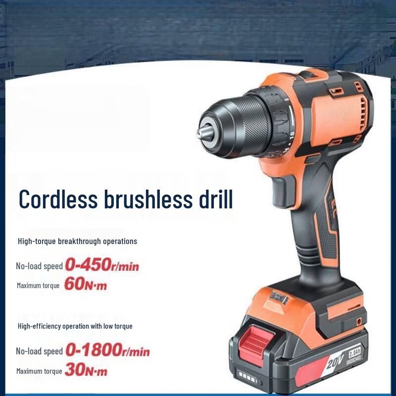 Brushless Cordless Impact Drill Kit