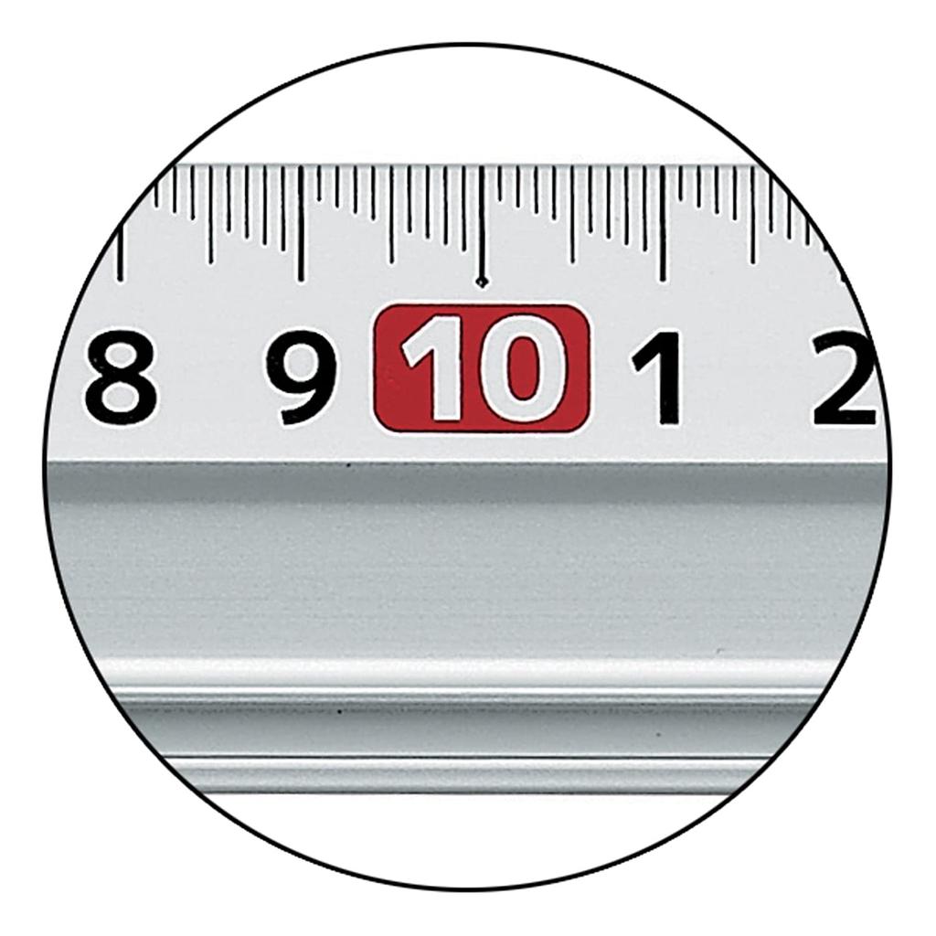 Niigata Seiki SK Aluminum Scale Kaidan Scale 45cm with Groove for Grooving AS-45