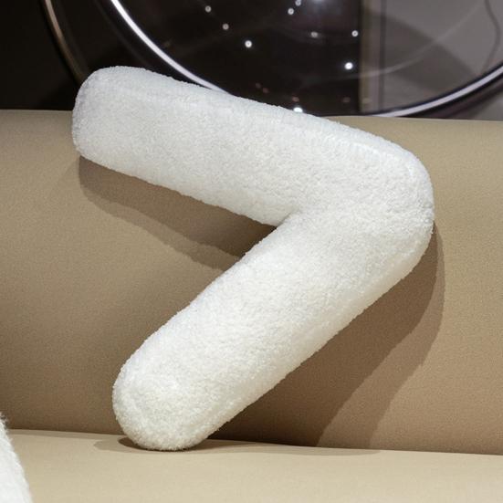 Alphabet Letter Shape Pillow PP Cotton Filled Car Seat Cushion Soft Fabric