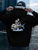 Stylish Hoodie for Men Featuring a Fun Fishing Design, Perfect for Autumn And Winter. This Cozy Sweatshirt Is Made from Soft Mater