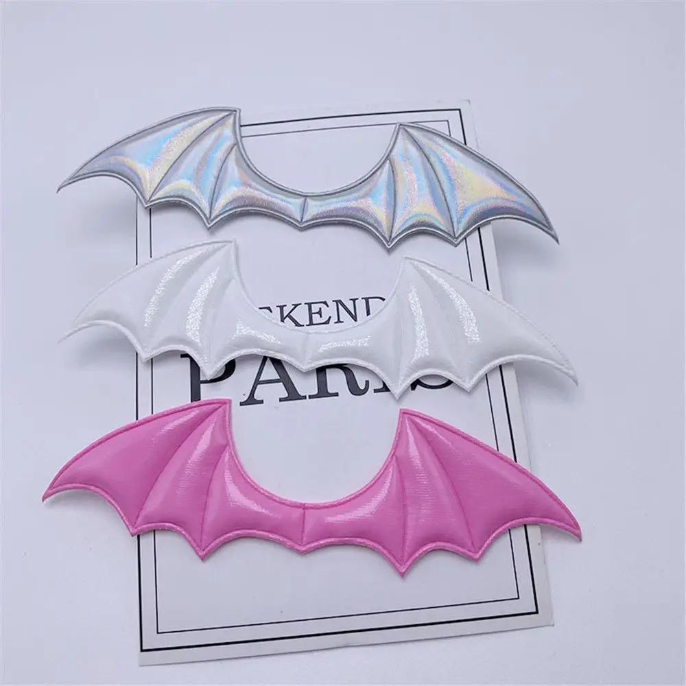 15Pcs Vampire Halloween Costume Fabric Demon Bat Wings Patch Leather Padded