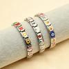 Adjustable Titanium Steel Modular Stretch Bracelet With Removable Charms - Zodiac Crown Heart Floral Cartoon Geometric Animal
