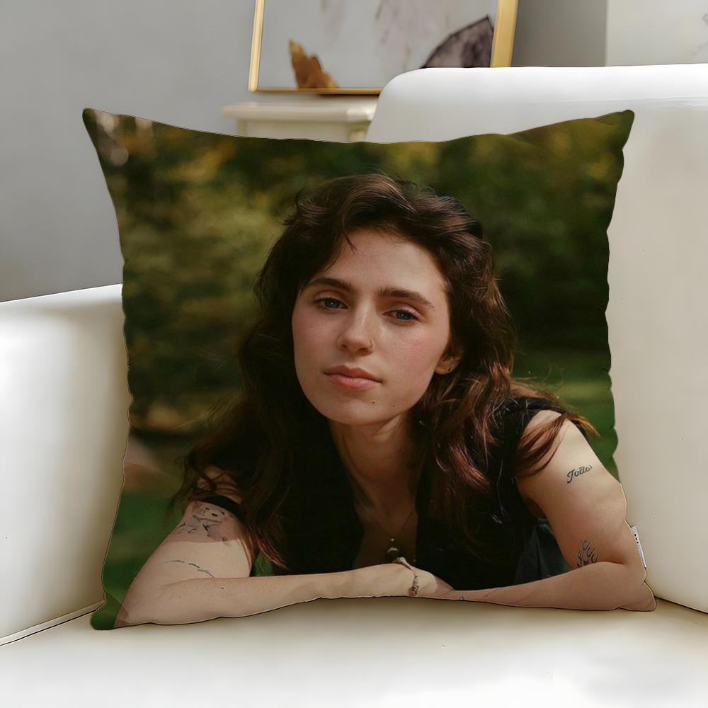 popular singer Clairo Cushion Cover Soft & Easy-Wash Pillow Case – Versatile for Couch, Bed, Travel and Office