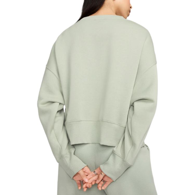 New Nike Sportswear Phoenix Fleece Sweatshirt Women's Jadeite Horizon FV7675-370